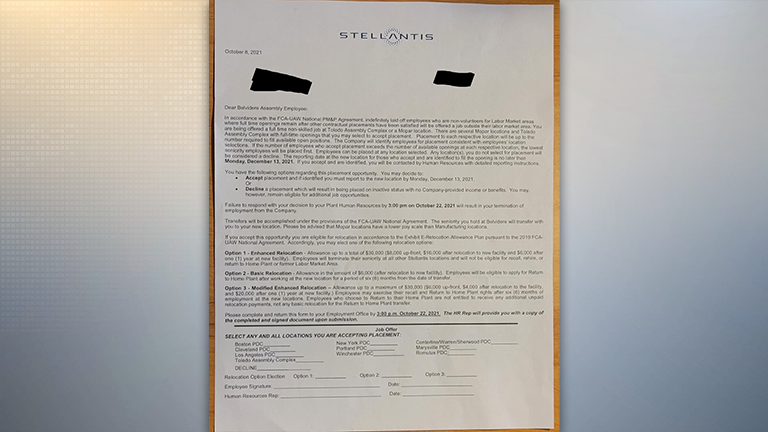 Stellantis letter 1
